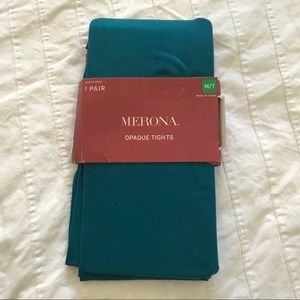 NWT! Merona turquoise tights
